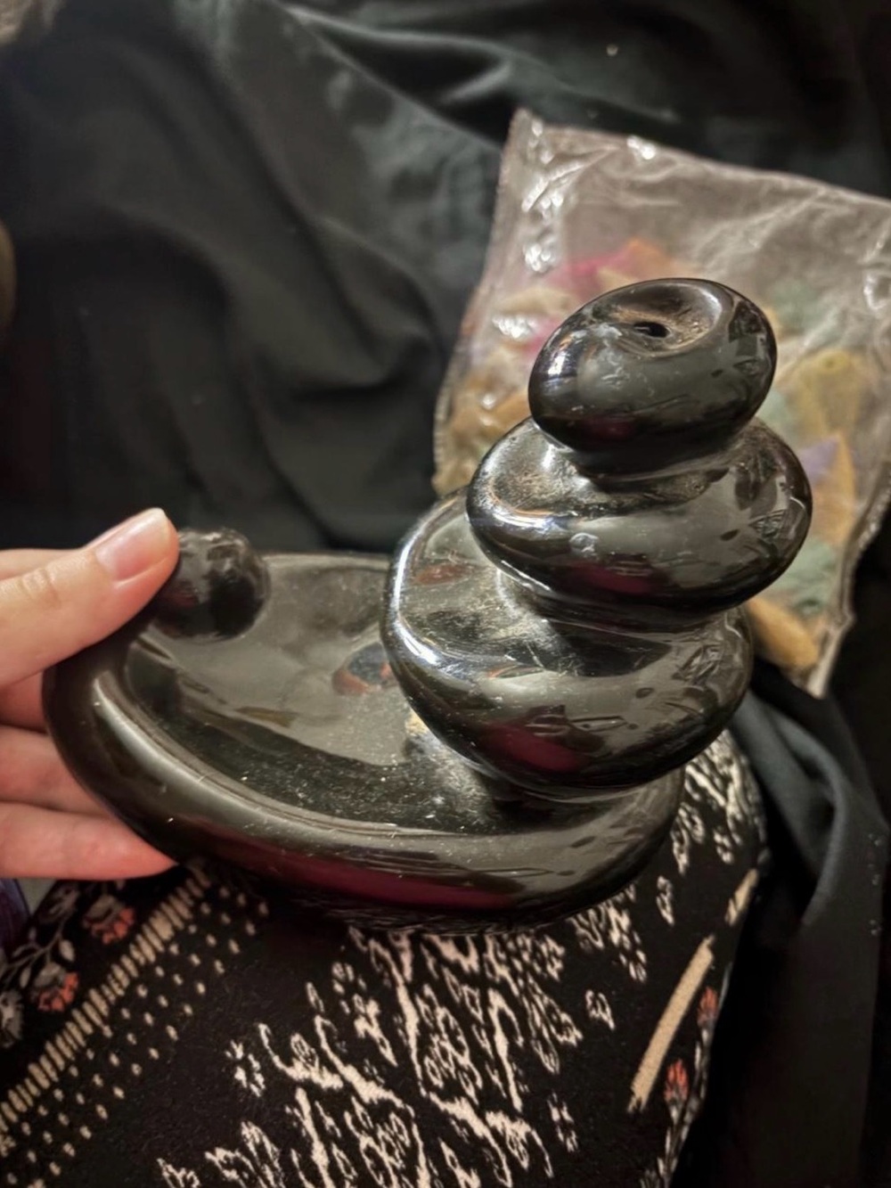 incense burner WITH cones package